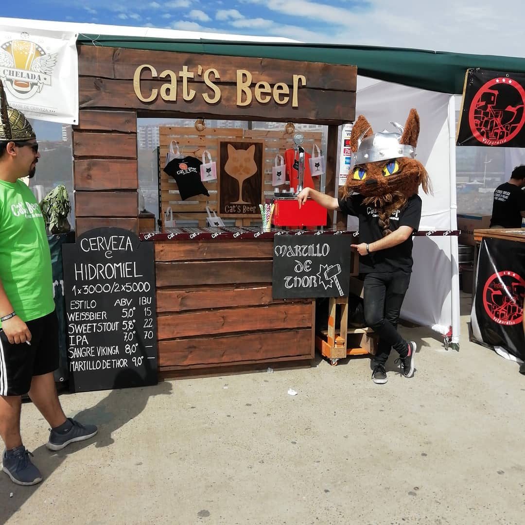 El stand de Cat's Beer en Valpobier