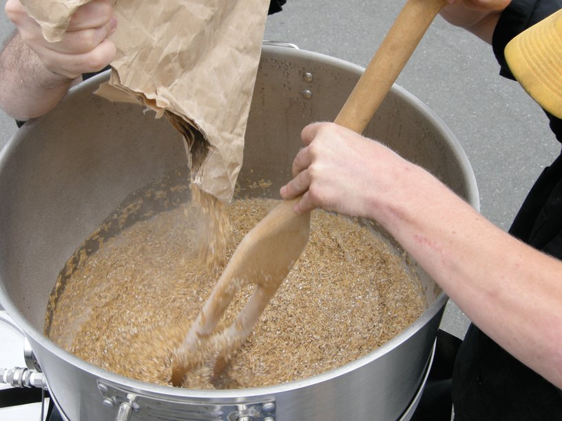 Macerando el grano